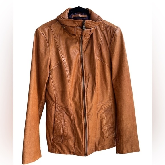 Andrew Marc New York Leather Jacket - Picture 1 of 13